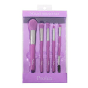 Prolux Cosmetics Deluxe 5 Piece Neon Brush Set BRUSH SET