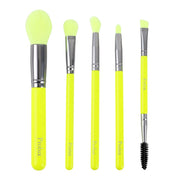 Prolux Cosmetics Deluxe 5 Piece Neon Brush Set BRUSH SET