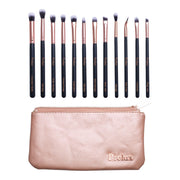 Prolux Cosmetics Deluxe 12 Piece Eye Makeup Brush Set BRUSH SET
