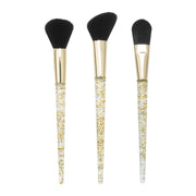 Prolux Cosmetics Gold Flakes 3-Piece Brush Set BRUSH SET