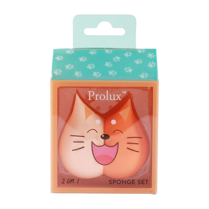 Prolux Cosmetics 2 in 1 Cat Sponge Set
