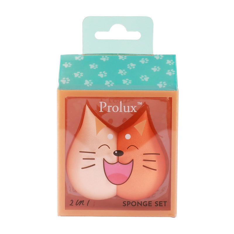 Prolux Cosmetics 2 in 1 Cat Sponge Set Sponge