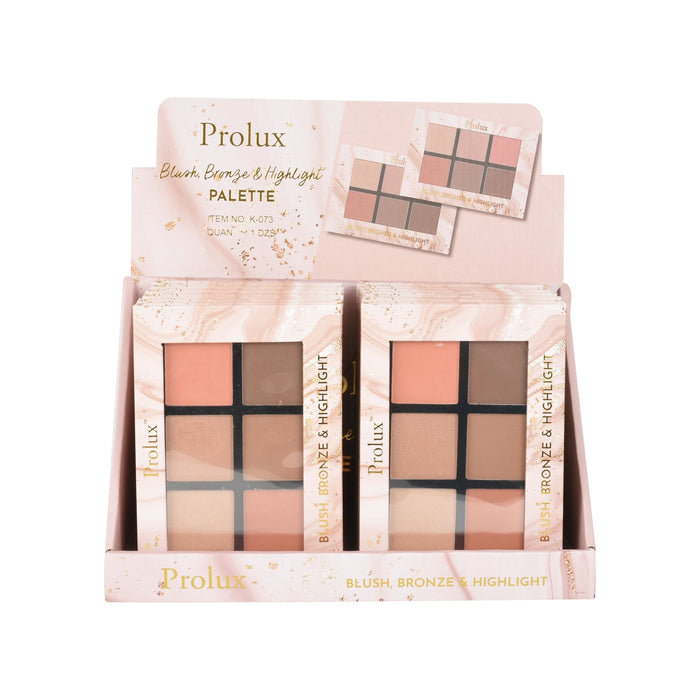 Prolux Cosmetics - Blush Bronze & Highlight | Blush And Highlight Palette