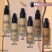 Prolux Cosmetics Lightweight Matte Foundation face foundation