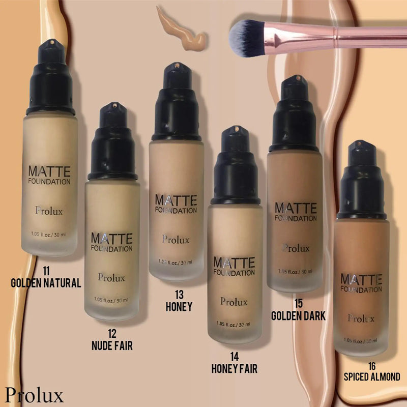Prolux Cosmetics Lightweight Matte Foundation face foundation