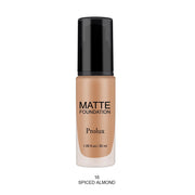 Prolux Cosmetics Lightweight Matte Foundation face foundation Black 16 Spiced Almond