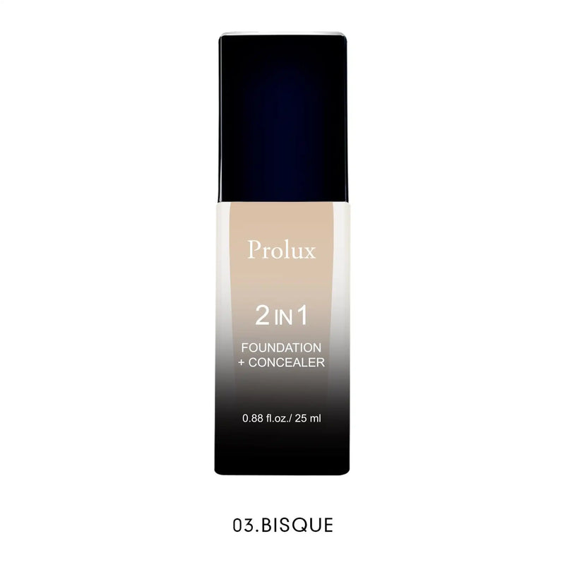 Prolux Cosmetics 2 in 1 Foundation and Concealer face foundation