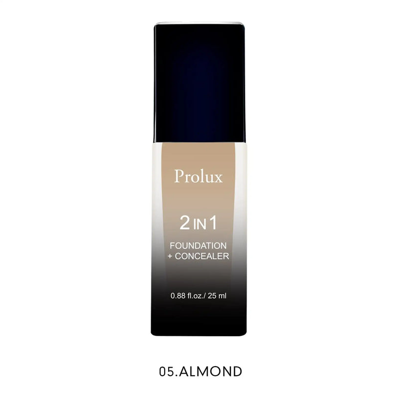 Prolux Cosmetics 2 in 1 Foundation and Concealer face foundation