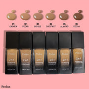 Prolux Cosmetics 2 in 1 Foundation and Concealer face foundation