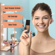 Prolux Cosmetics 2 in 1 Foundation and Concealer face foundation