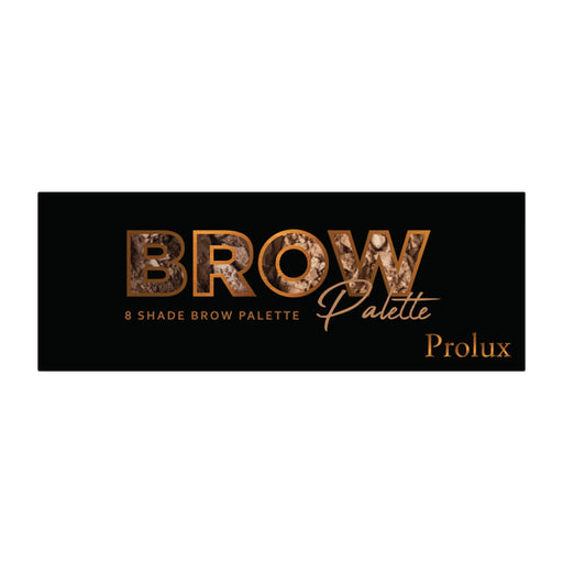 Prolux Cosmetics Eyebrow Makeup Kits | 8 Shade Brow Palette with Brush brow gel/palette