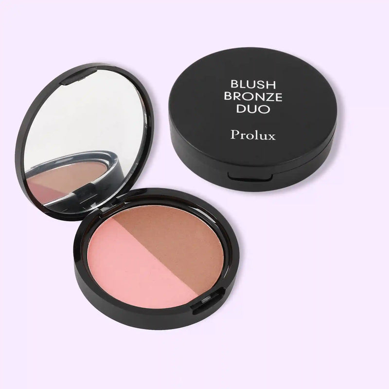Prolux Cosmetics Blush Bronzer Duo | Bronze Makeup