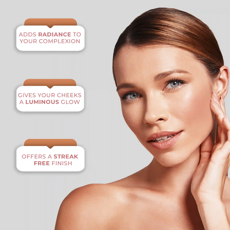 Prolux Cosmetics Blush Bronzer Duo | Bronze Makeup