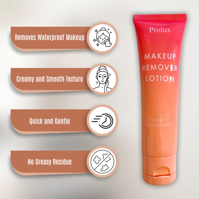 Prolux Cosmetics Makeup Remover Lotion Make up remover