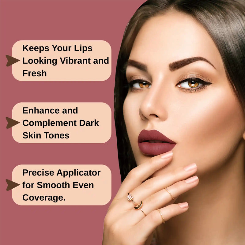 Prolux Cosmetics Prolux Matte Lip Gloss for Dark Skin Lip Gloss