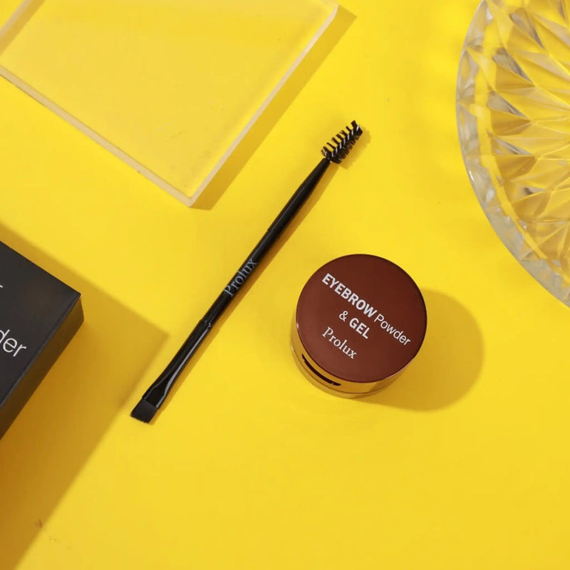 Prolux Cosmetics Powder Eyebrow Makeup - Best Eyebrow Gel eye brow powder