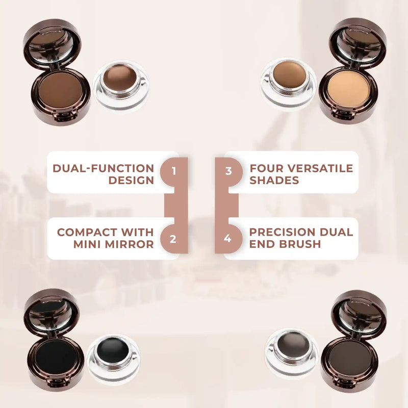 Prolux Cosmetics Powder Eyebrow Makeup - Best Eyebrow Gel eye brow powder