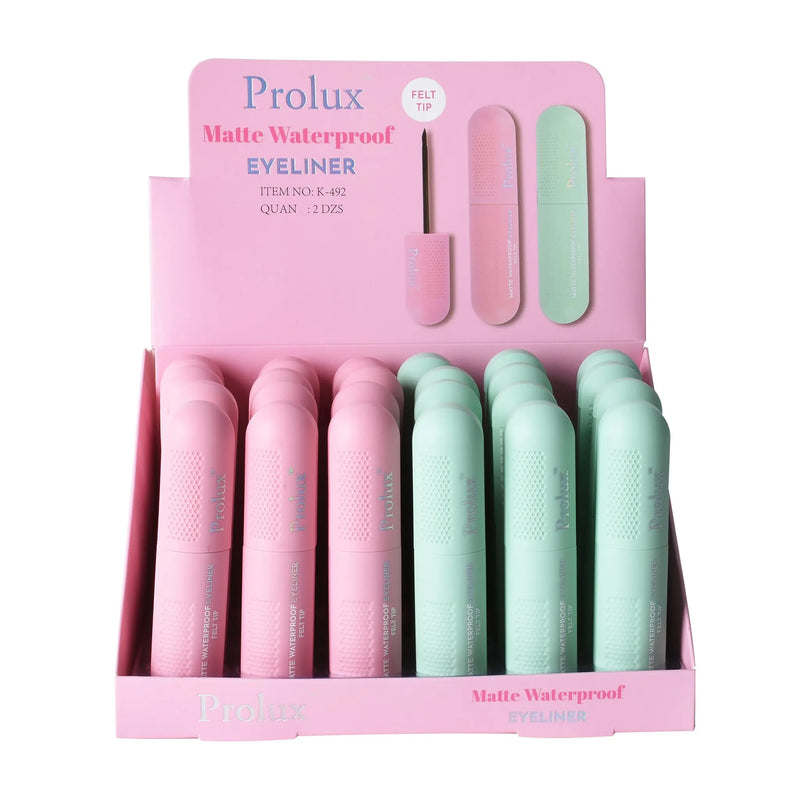 Prolux Cosmetics Matte Felt Tip Eyeliner - Waterproof eye liner
