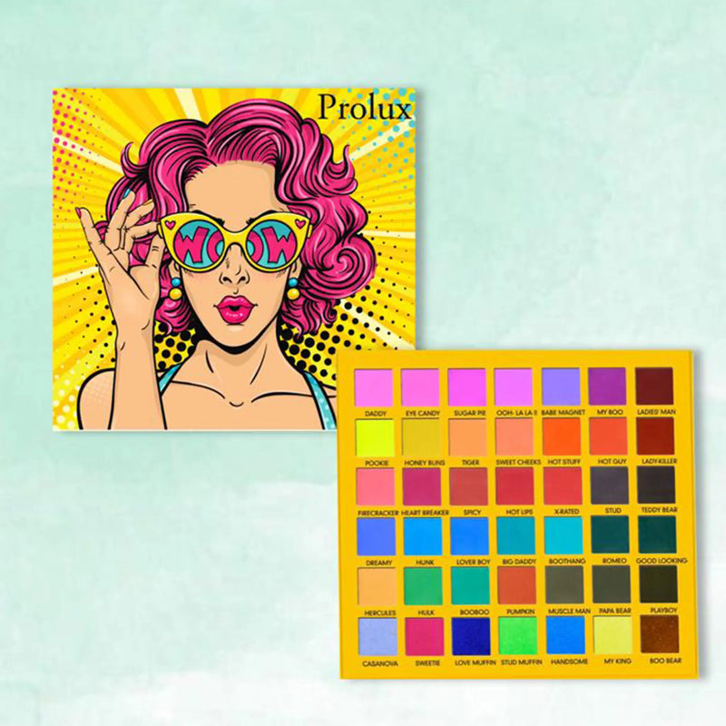 Prolux Cosmetics Wow Eyeshadow Palette EYESHADOW Light Cyan