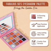 Prolux Cosmetics Fabulous 50's Eyeshadow Palette