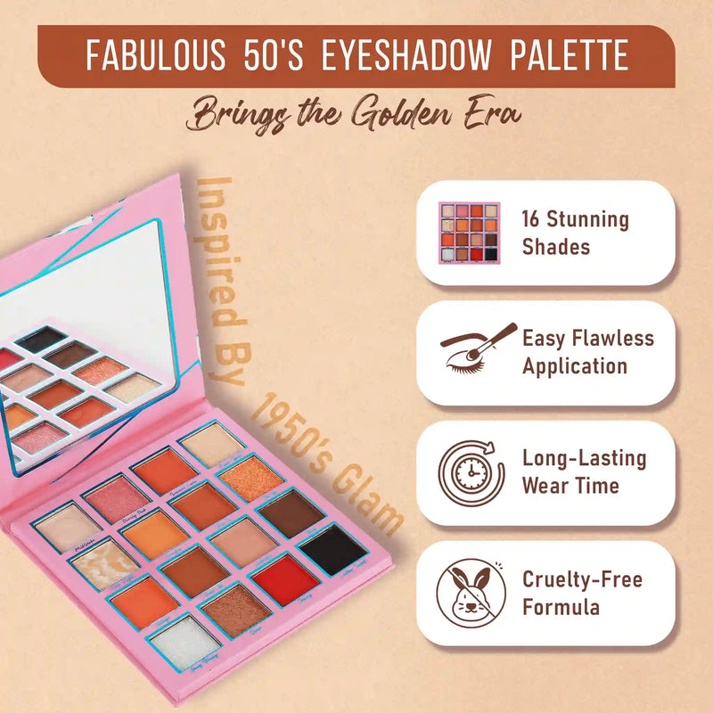 Prolux Cosmetics Fabulous 50's Eyeshadow Palette