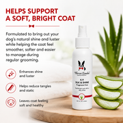 Warren London K9 Silk & Shine - Revitalize and Shines the Coat Spa Product White Smoke