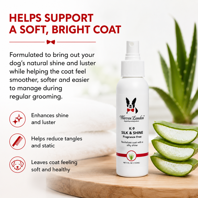 Warren London K9 Silk & Shine - Revitalize and Shines the Coat Spa Product White Smoke
