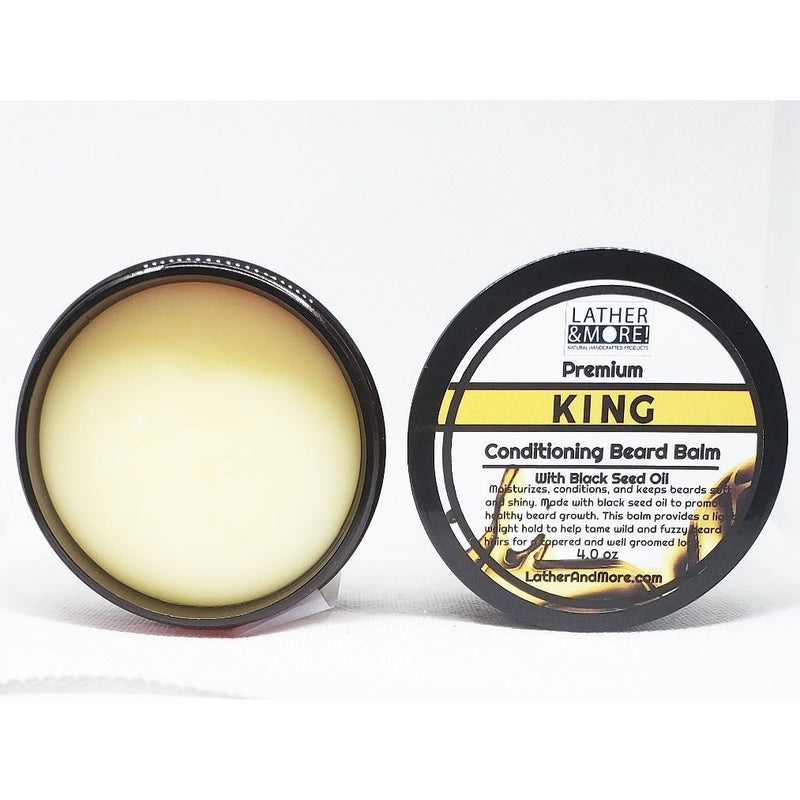 Lather and More! KING Beard Balm beard balm White Smoke