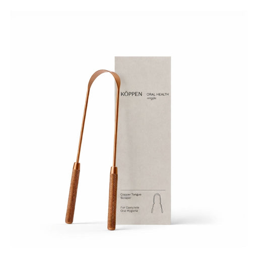 KÖPPEN Pure Copper Tongue Scraper | Fresh Breath & Enhanced Taste Oral Care