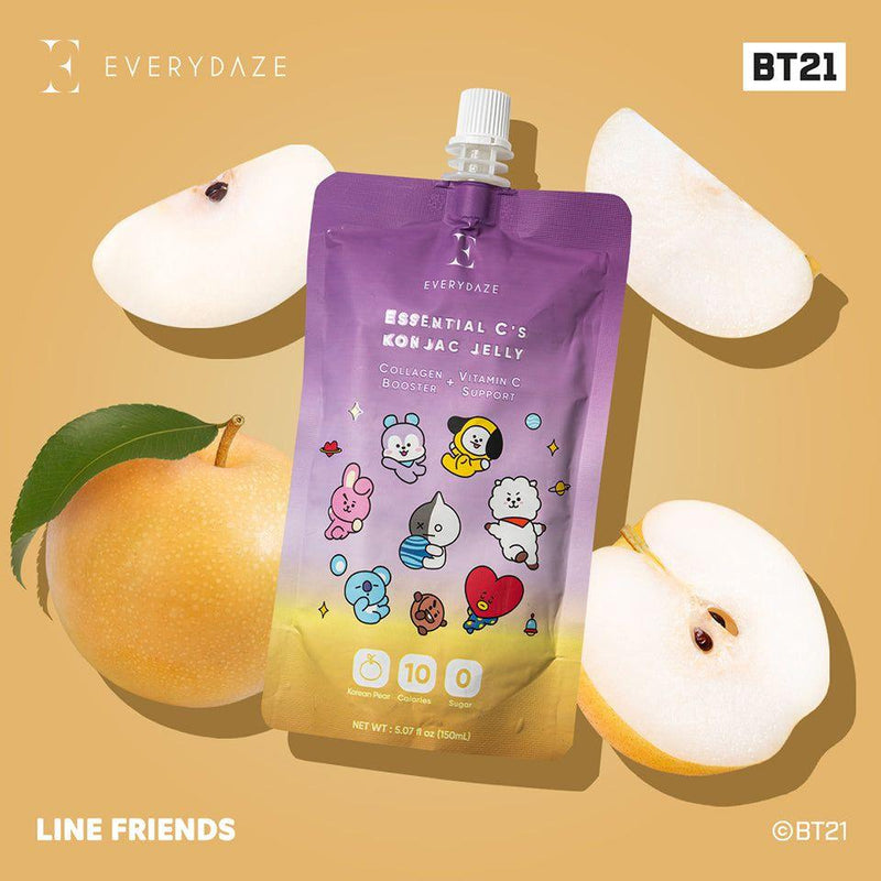 Masksheets EVERYDAZE with BT21: Essential C’s Konjac Jelly – Pear Health