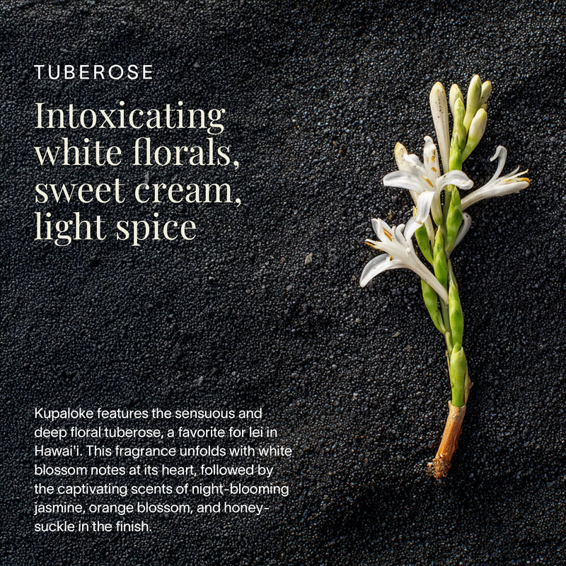 Ua Body | Hawaiian Skincare Kupaloke Tuberose Roller Perfume Roller Perfume