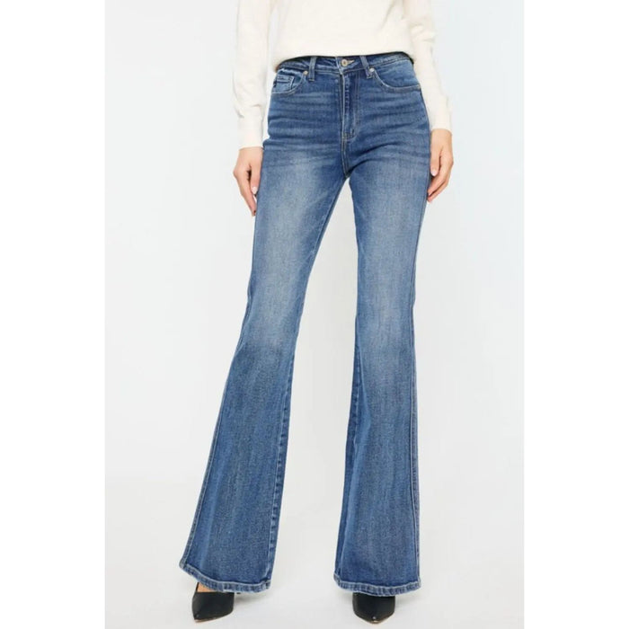 Kancan Cat's Whiskers High Waist Flare Jeans