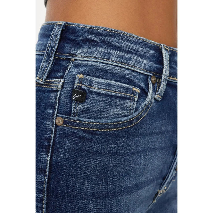 Cat's Whiskers Button Fly Denim Shorts