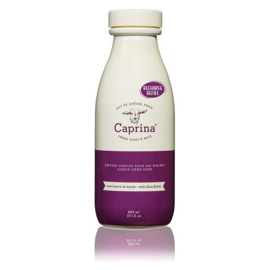 Caprina Liquid Hand Soap With Shea Butter Refill Size 27.1oz