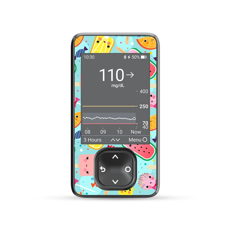 Peelz Kawaii Sweets DEXCOM G7 and Stelo Touchscreen Receiver Peelz/Stickers