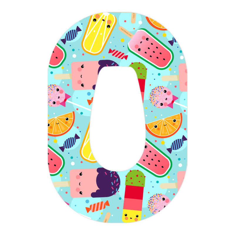 Peelz Kawaii Sweets Patch Dexcom G6 Patch Tape - Pump Peelz Patch Medical Tape