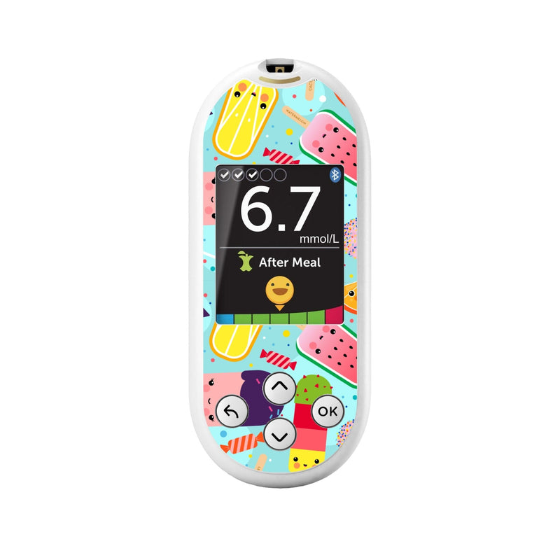 Peelz Kawaii Sweets for OneTouch Verio Reflect Glucometer Peelz/Stickers