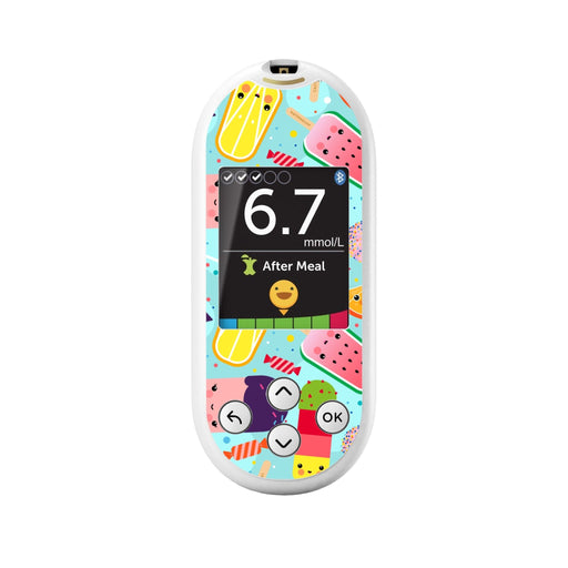 Peelz Kawaii Sweets for OneTouch Verio Reflect Glucometer Peelz/Stickers