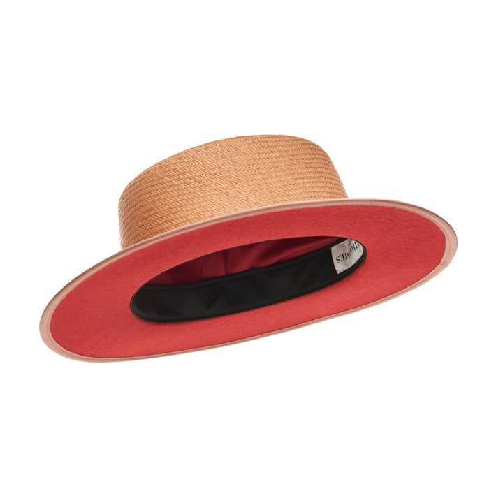 Derby (Salmon Pink Straw)