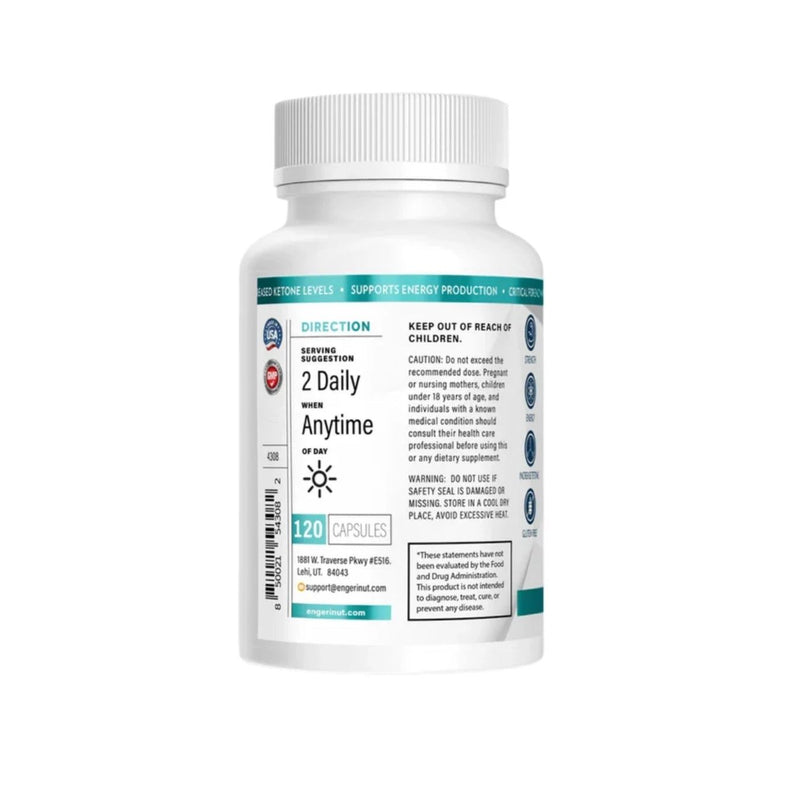 Energi Nutrition Keto Salts Capsules White Smoke