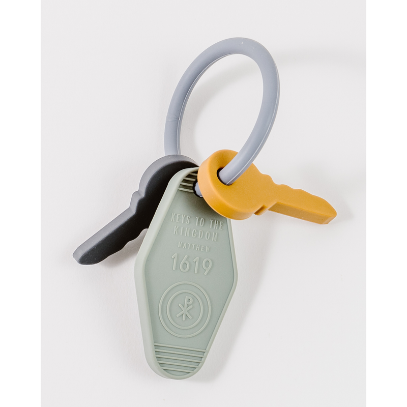 Be A Heart Keys to the Kingdom Silicone Teethers Baby Activity Toys