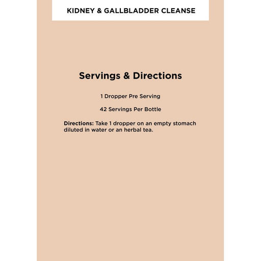 Zuma Nutrition - Kidney & Gallbladder Cleanse Tonic