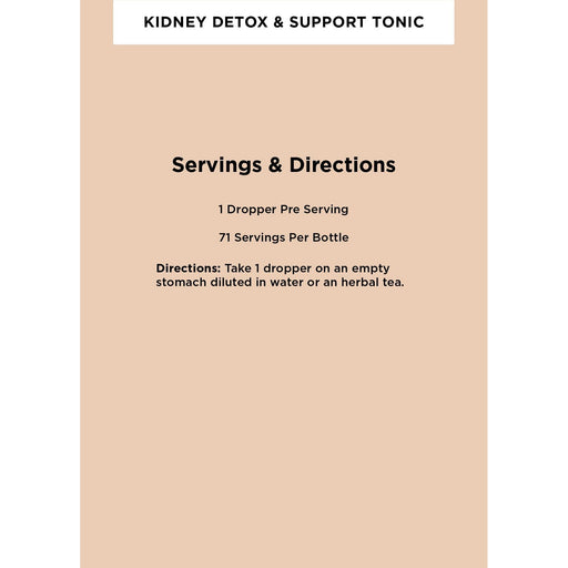 Zuma Nutrition - Kidney & Gallbladder Cleanse Tonic (50ml)