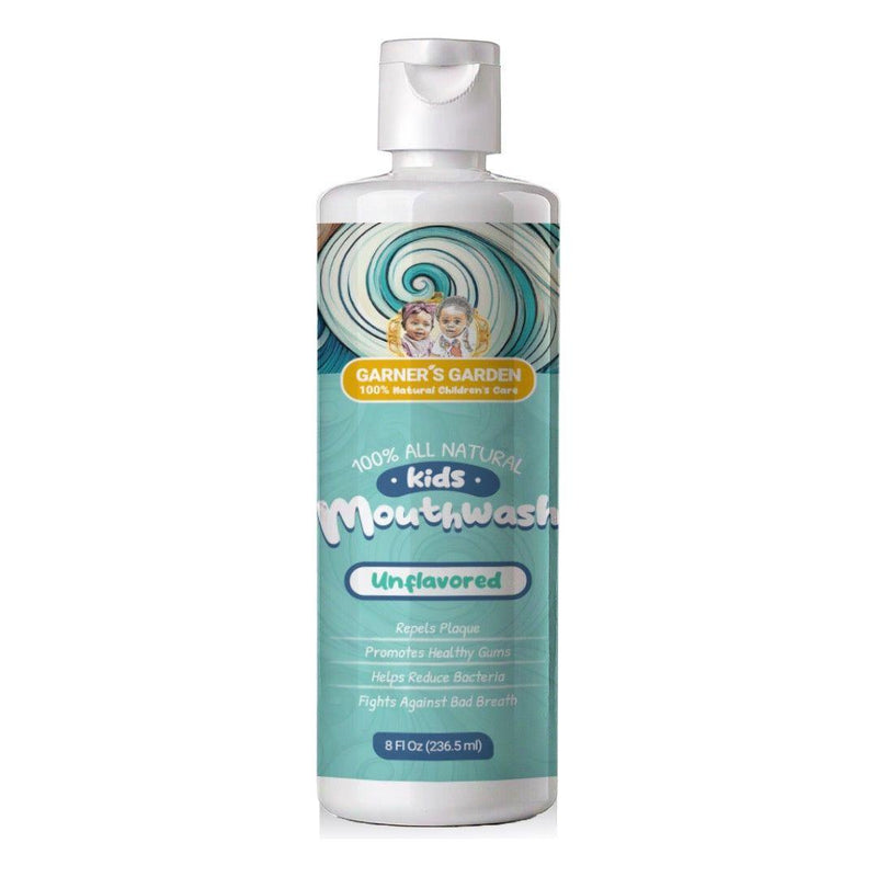 Garner's Garden Kid's Natural Mouthwash | H2O2 | Antibacterial Fluoride-Free Oral Care