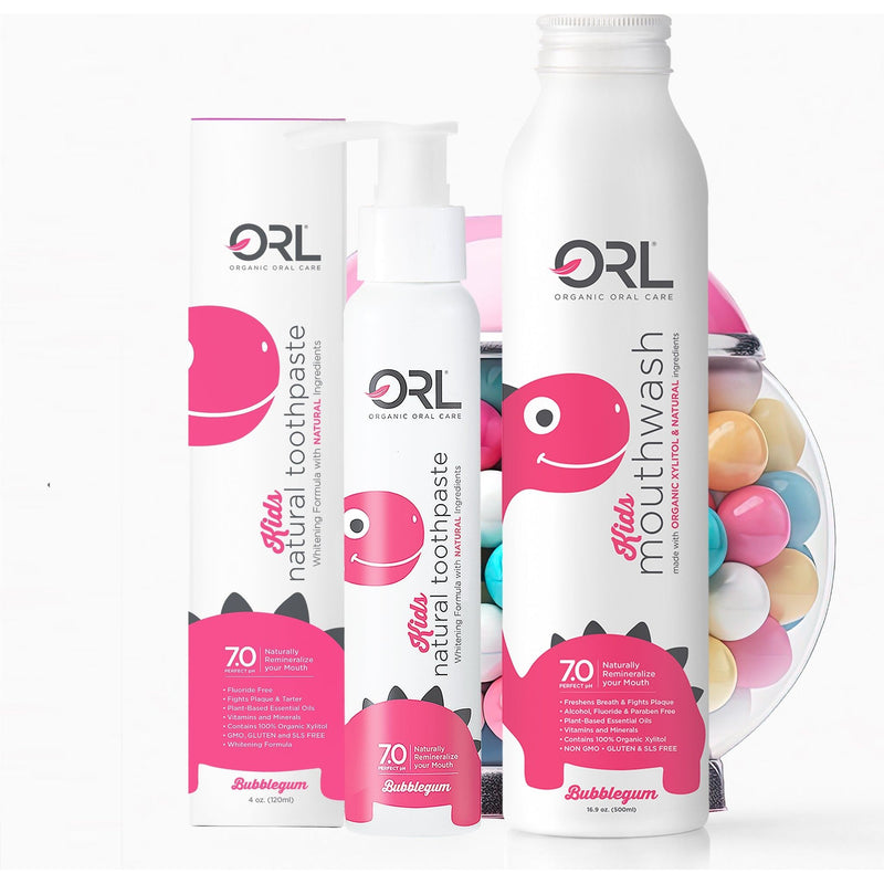 ORL Kids Bundle - Bubblegum Toothpaste & Mouthwash Bundle