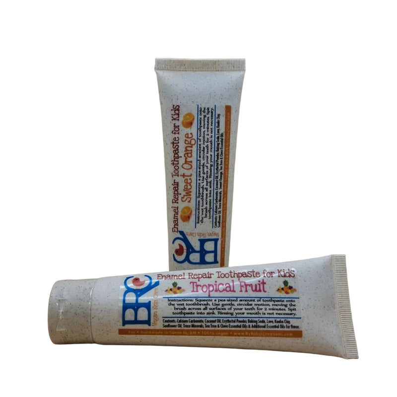 By Robin Creations New Biodegradable Packaging! Enamel Repair Toothpaste for Kids Toothpaste
