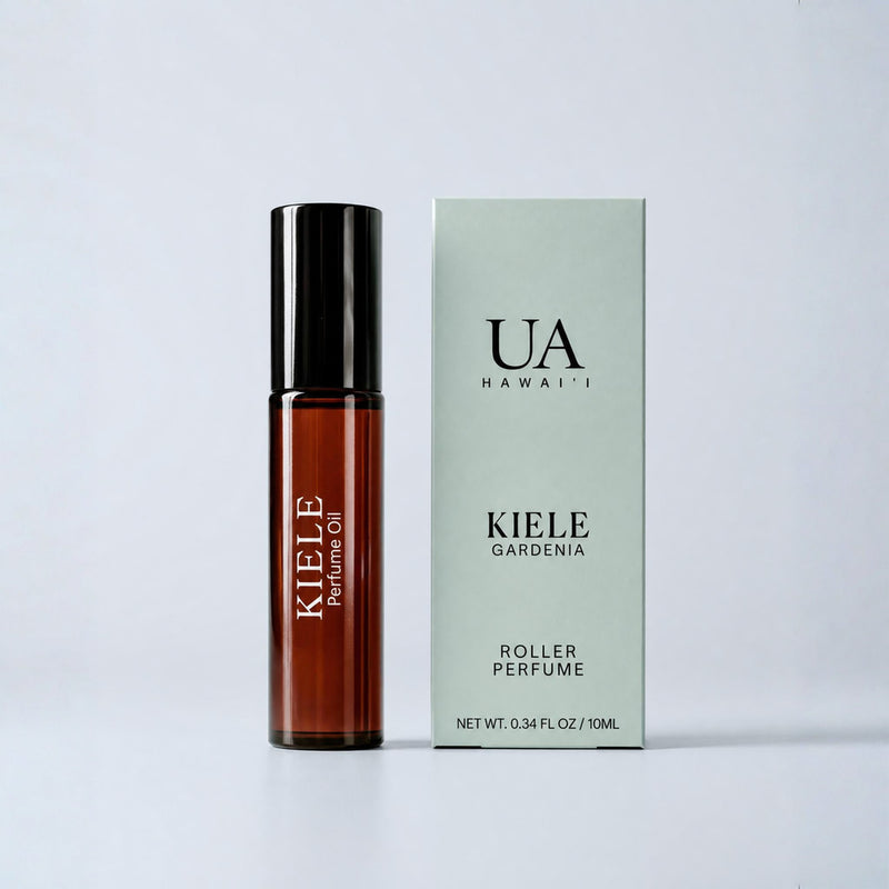 Ua Body | Hawaiian Skincare Kiele Gardenia Roller Perfume Roller Perfume Light Gray