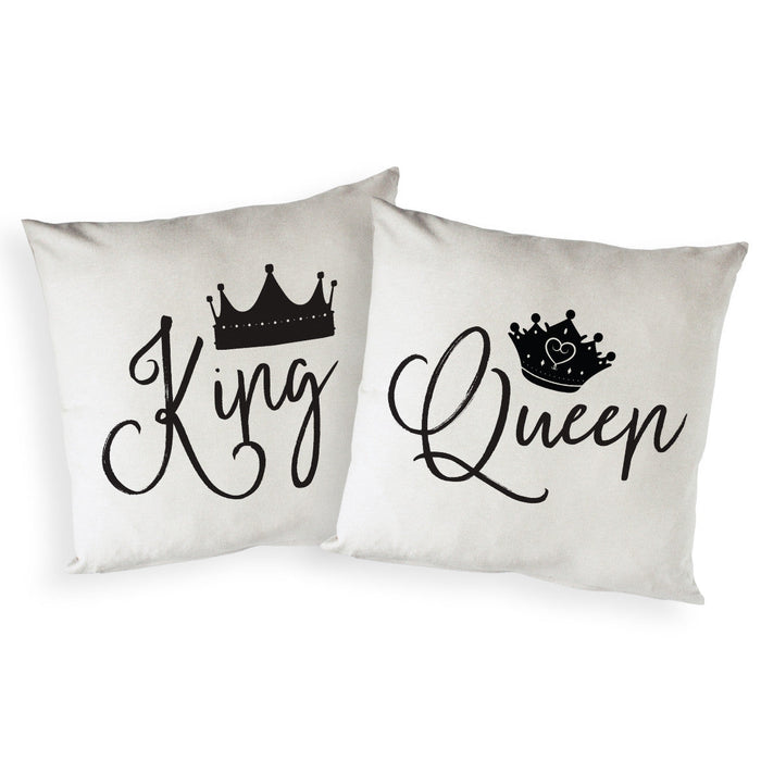 King and Queen Tonight Pillow Covers, 2-Pack