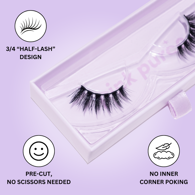 Pink Purée Kira Kira Faux Mink Lashes