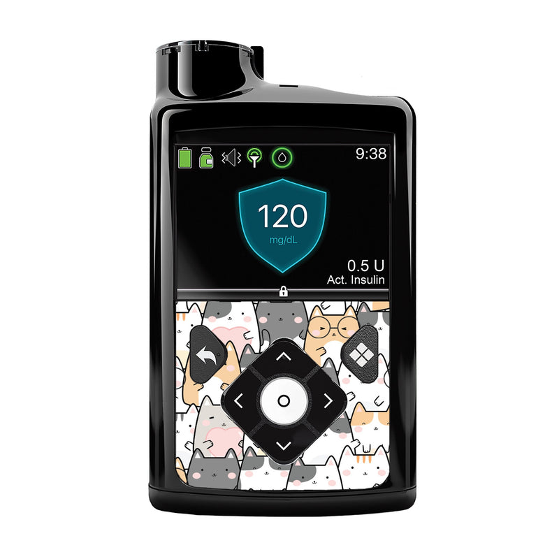 Peelz Kitty Cartoon for Medtronic MiniMed 770G & 780G Peelz/Stickers